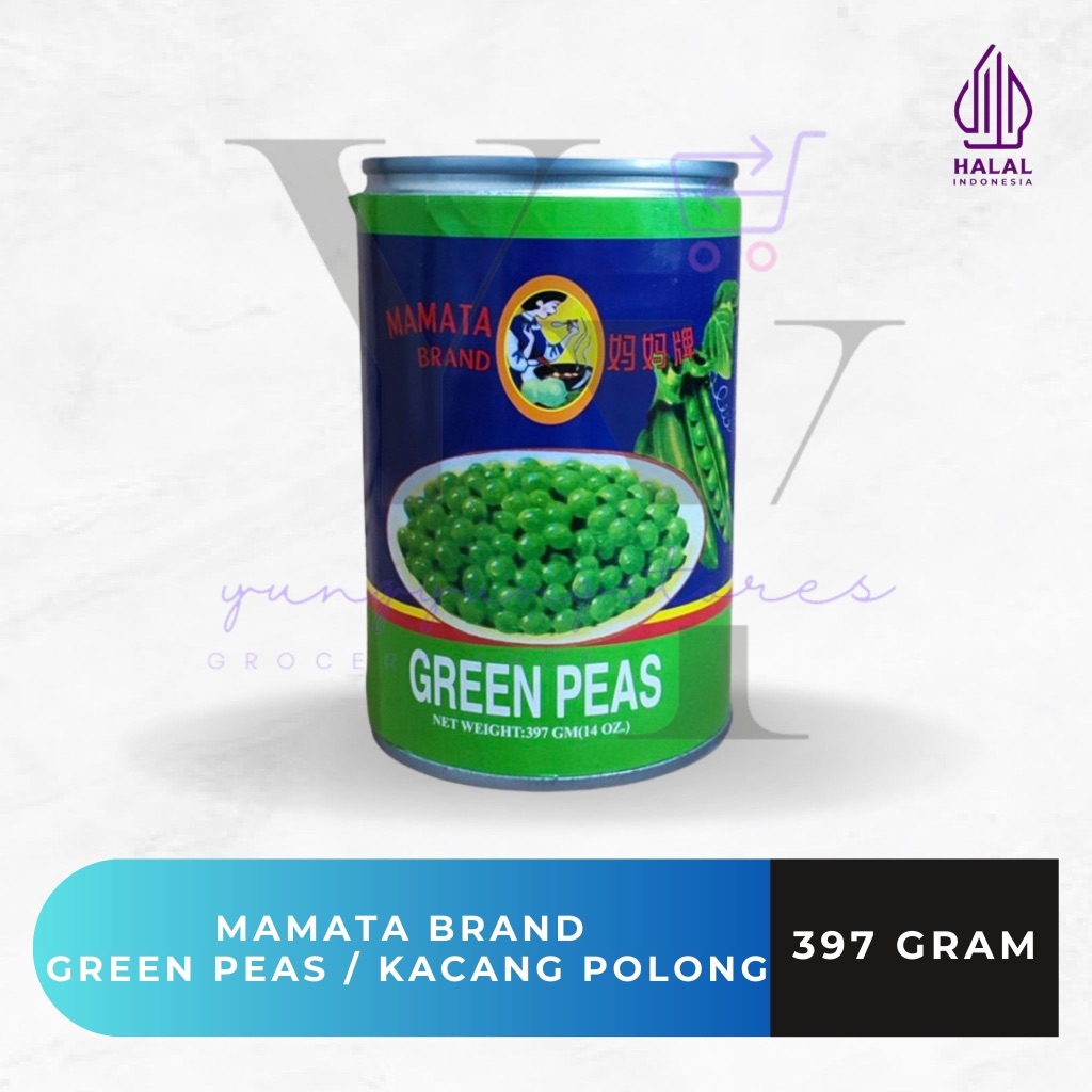 

Kacang Polong / Green Peas Mamata Brand 397 Gram