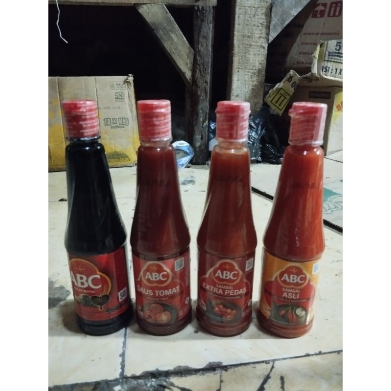 

Saos ABC Kecap, Sambal, Tomat, Pedas 135ml