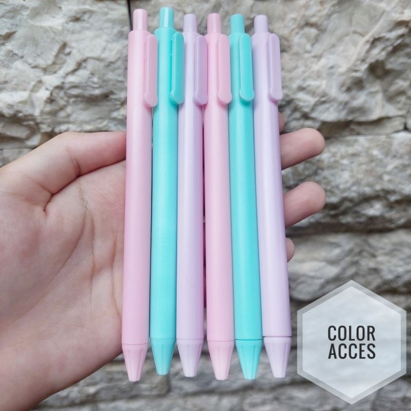 

Bolpoin Warna Pastel Tinta Hitam