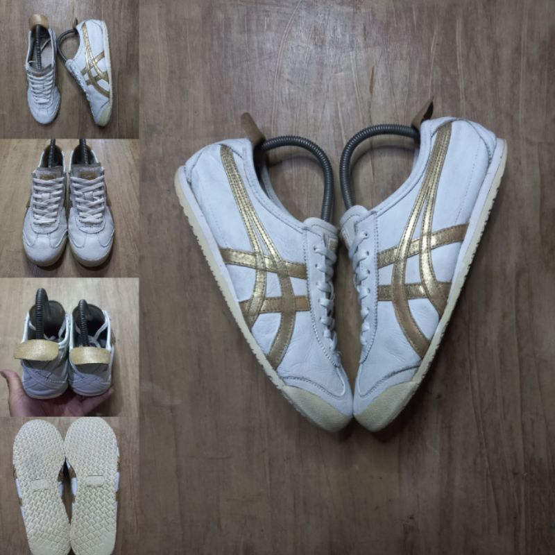 Onitsuka tiger mexico 66 white gold