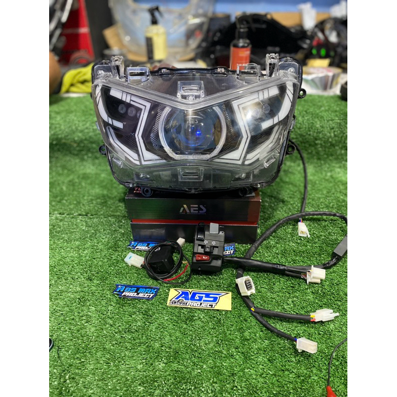 HEADLAMP NEW NMAX CONECTED BILED