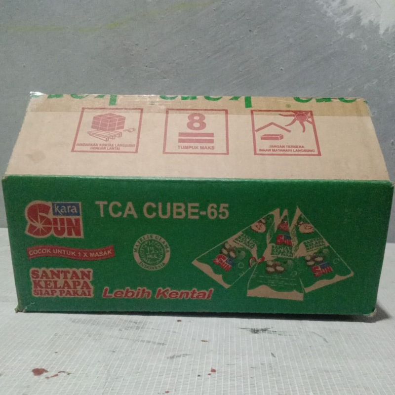 

kardus bekas santan kara