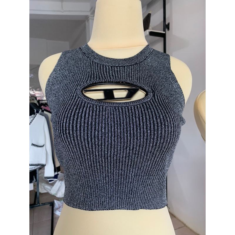 atasan crop wanita kekinian