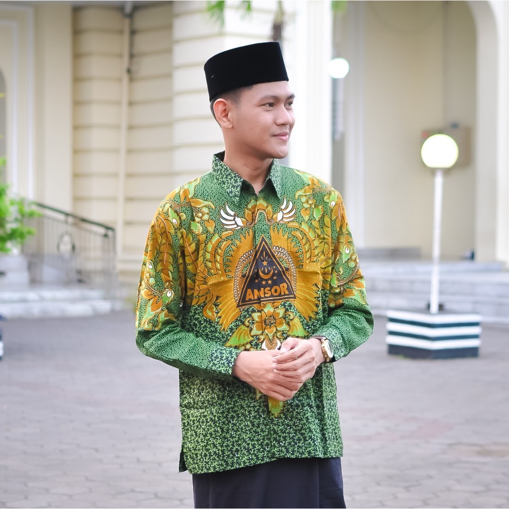 KEMEJA BATIK ANSOR NU LENGAN PANJANG PREMIUM