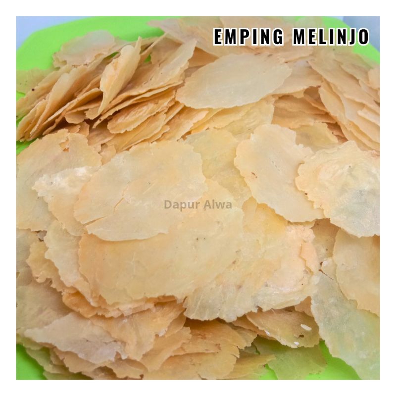 

Emping Melinjo Asli Tanpa Campuran Tipis Bersih Siap Goreng