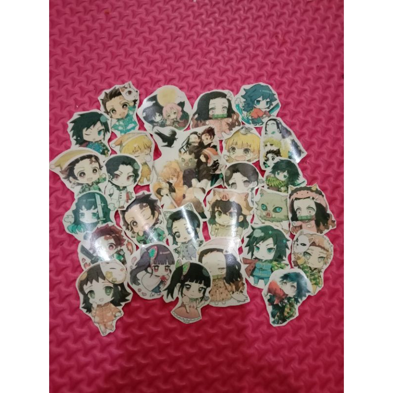 stiker demon slayer isi 27pcs sticker anime demon slayer