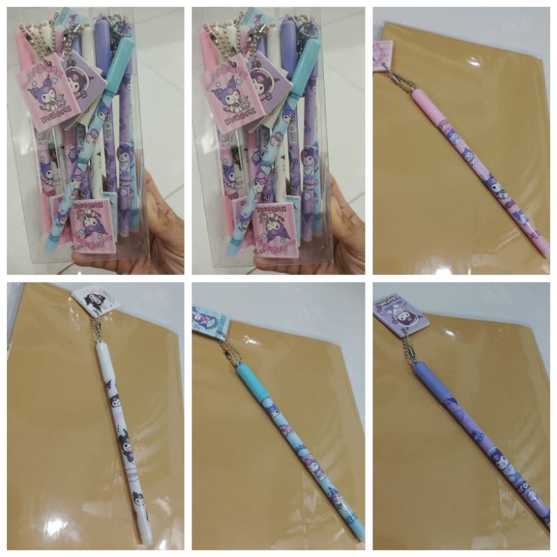 

Pulpen Hapus Karakter Lucu Murah dengan Mini Buku Motif Random