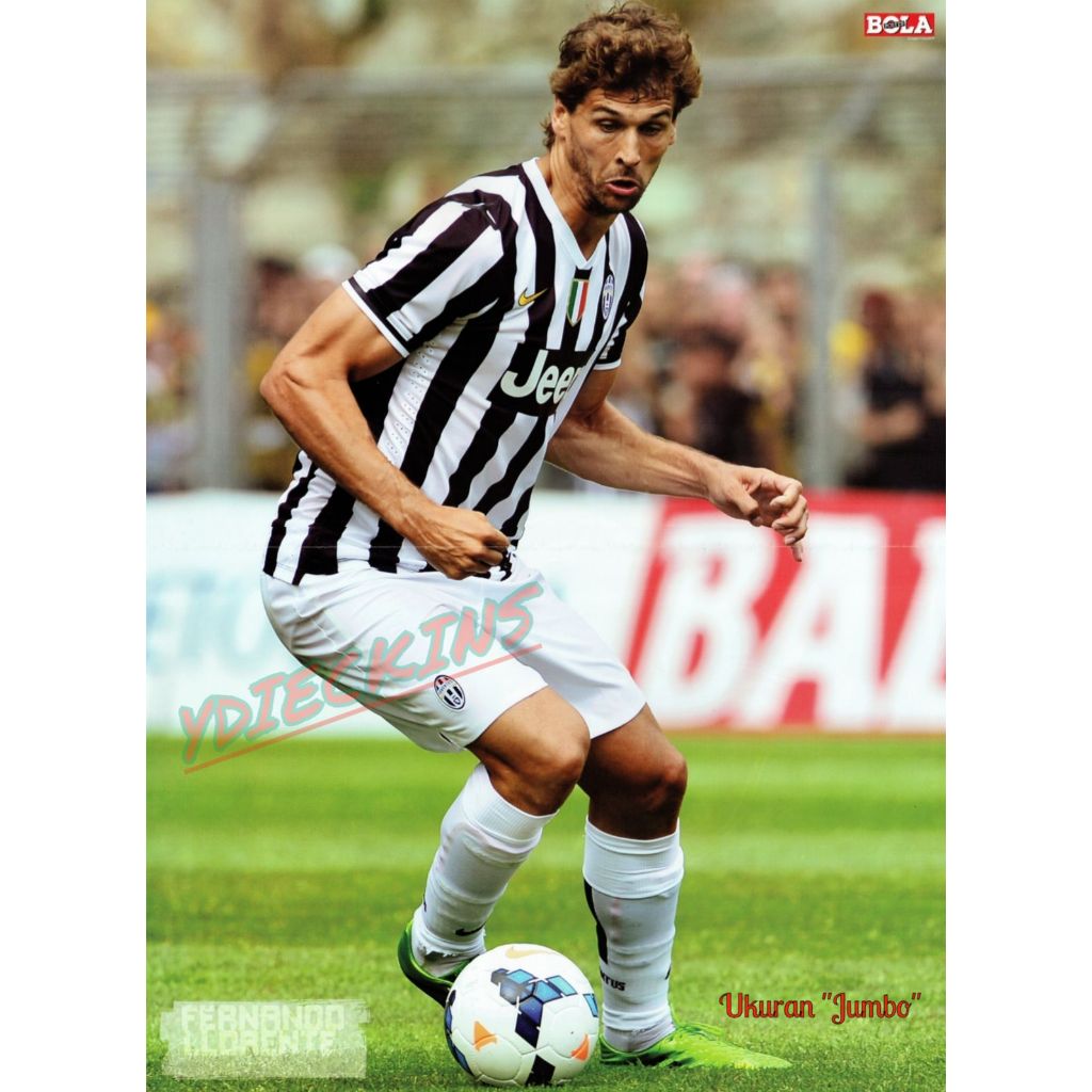 Poster Bola Soccer bolak balik Fenando Llorente (Juventus) & Jan Kirchhoff (Bayern Muenchen) - JUMBO