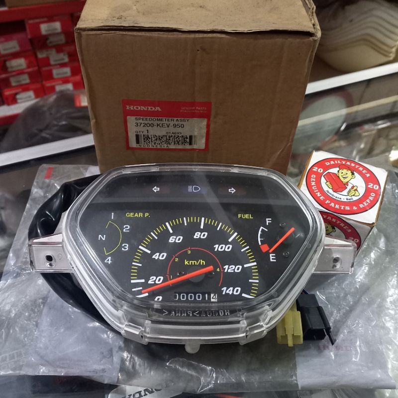 SPEDO KILOMETER SPEDOMETER SPEEDOMETER ASSY HONDA SUPRA X 100 ORIGINAL ORI 37200-KEV-950