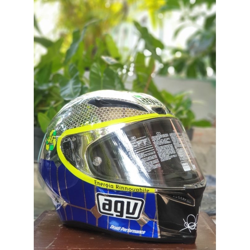 AGV CORSA MUGELLO ROSSI 2015 "YELLOW ENERGY MIRROR" LIMITED EDITION