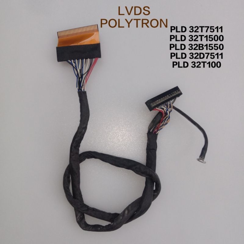 LVDS 30pin Polytron PLD 32T7511 32D7511 32T1500 32T1550 32T100 32B1550 kabel LVDS Polytron