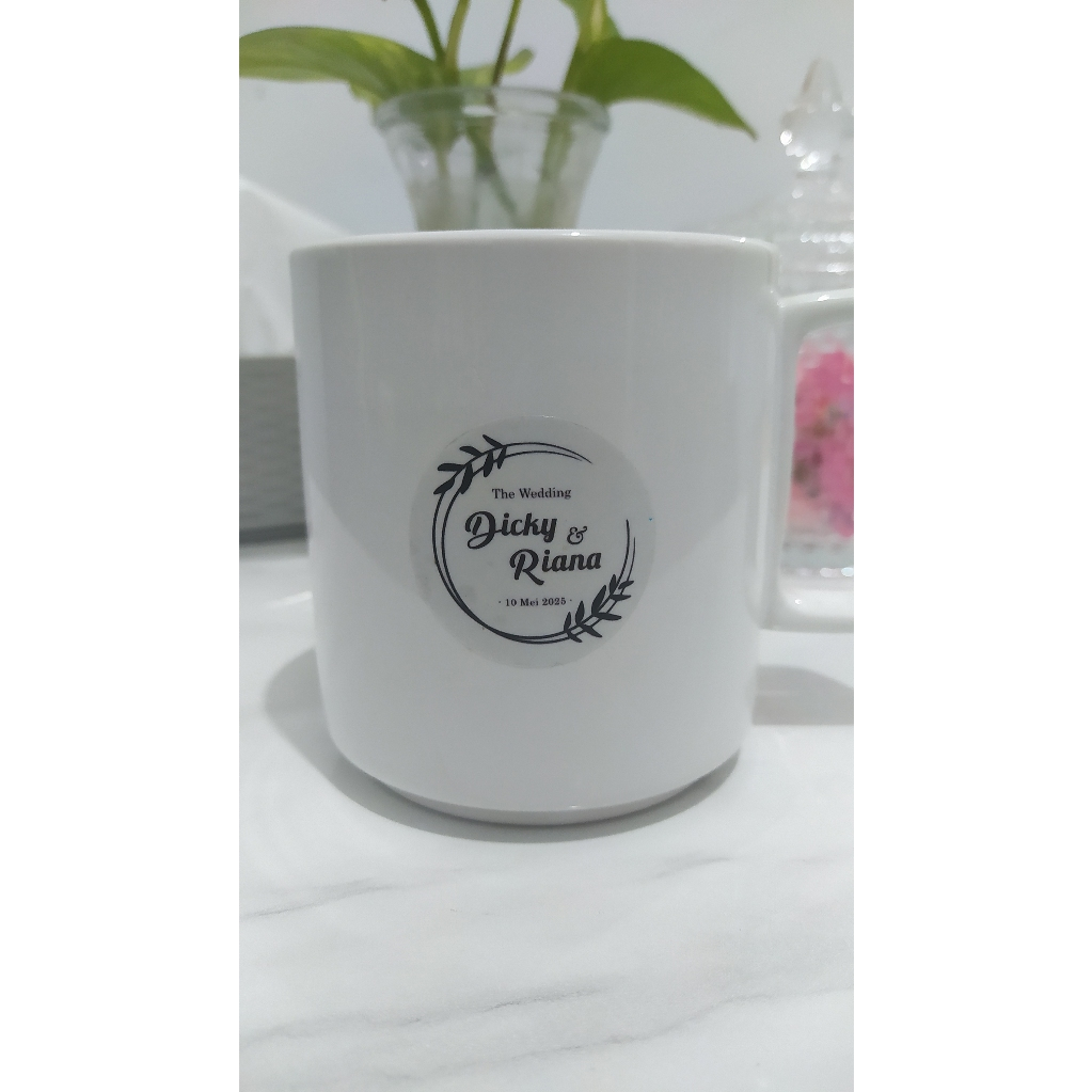 

ST36 / 260pcs Stiker Wedding Bulat Transparant - Stiker Souvenir Pernikahan Transparant Lingkaran