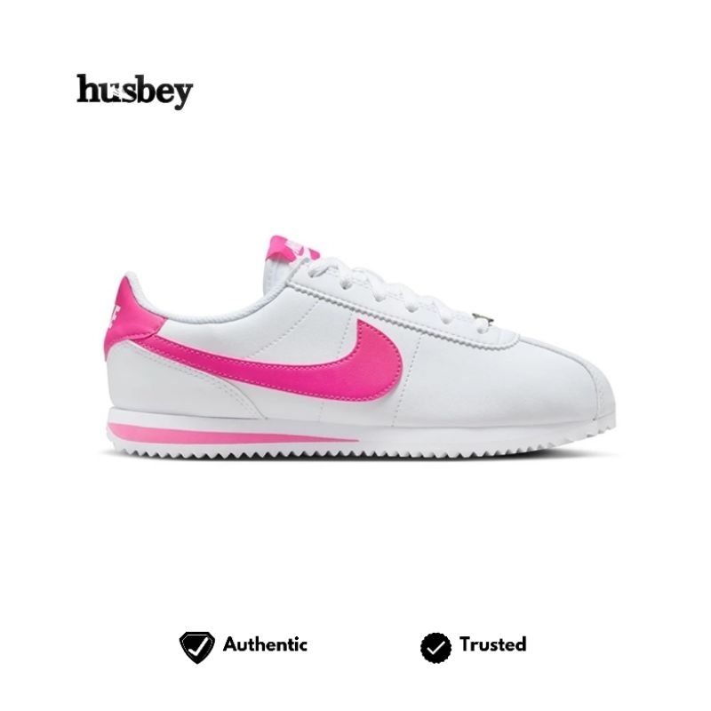 NIKE CORTEZ LACER FUCHSIA PINK GS