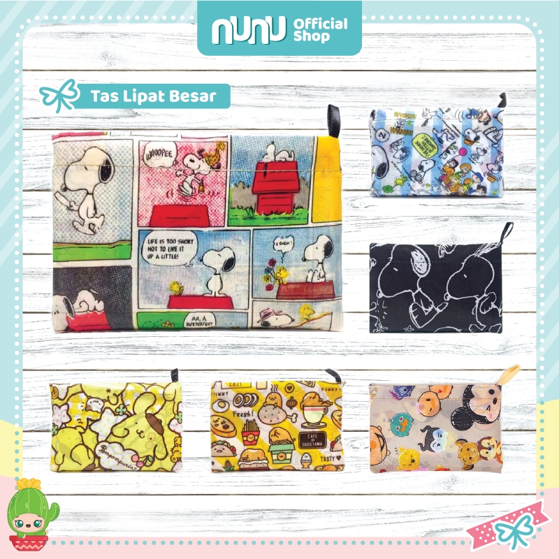 Tas Belanja Lipat / Tas Belanja Lipat Besar / Shopping Bag Lipat / Tas Lipat / Eco Bag - Character