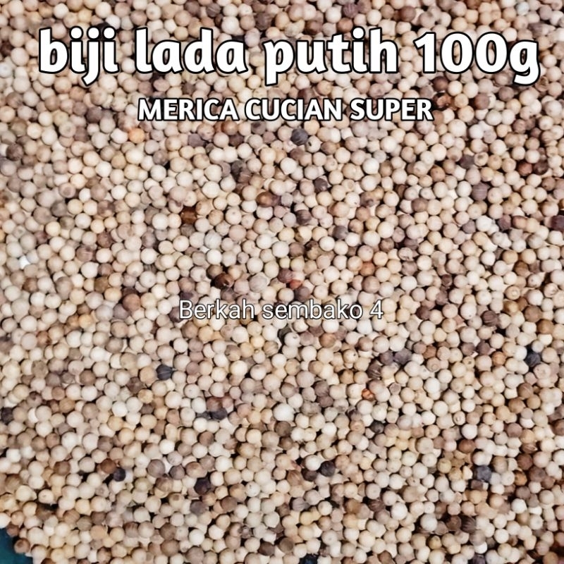 

Biji lada putih 100g