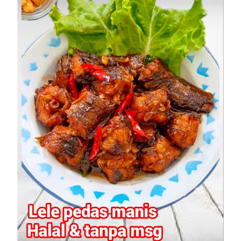 

lele pedas manis siap saji halal homemade catering frozen food lele masak pedas manis lauk siap makan