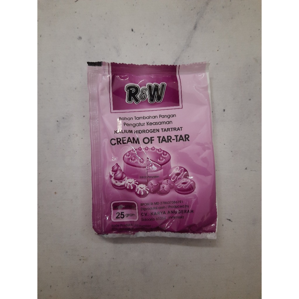 

cream of tar-tar rw rajawali 25 gram