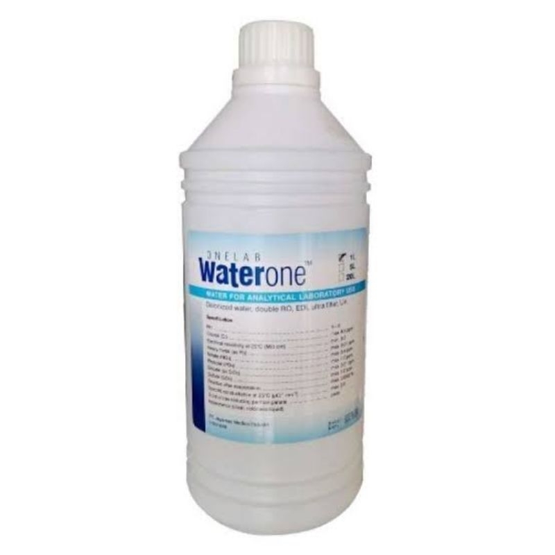 Aquades water one 1 liter