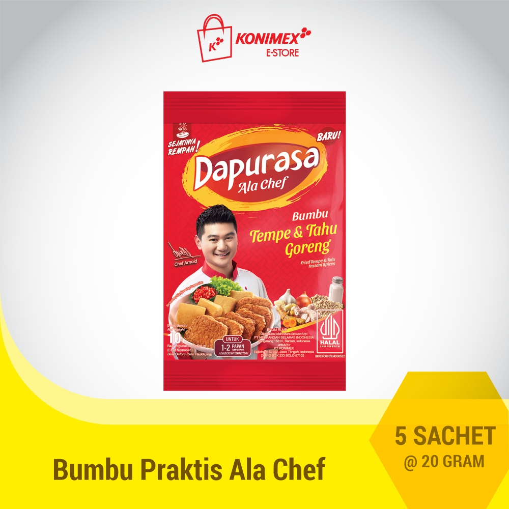 

Dapurasa Ala Chef Tempe Tahu Goreng 5 Sachet @ 20g