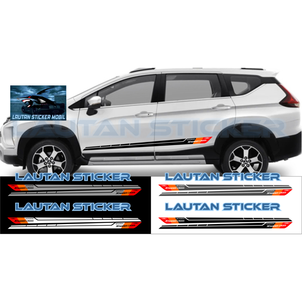 cutting stiker mobil mitsubishi xpander cross stiker list mobil xpander cross