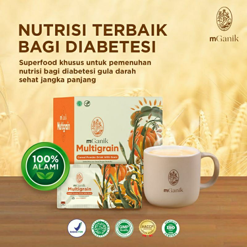 

Mganik Multigrain 500gr - 20 Sachets Free Bonus Spesial