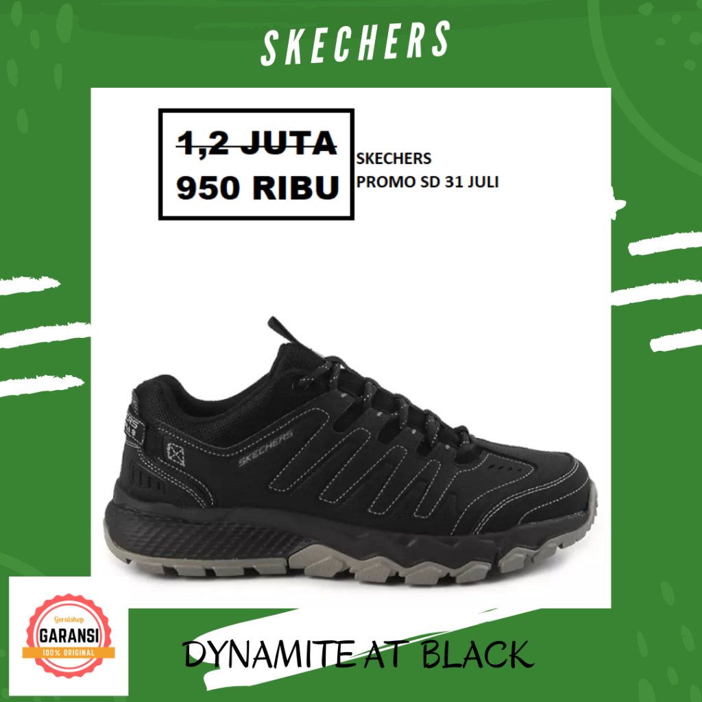 Sepatu skechers pria 100% original DYNAMITE AT