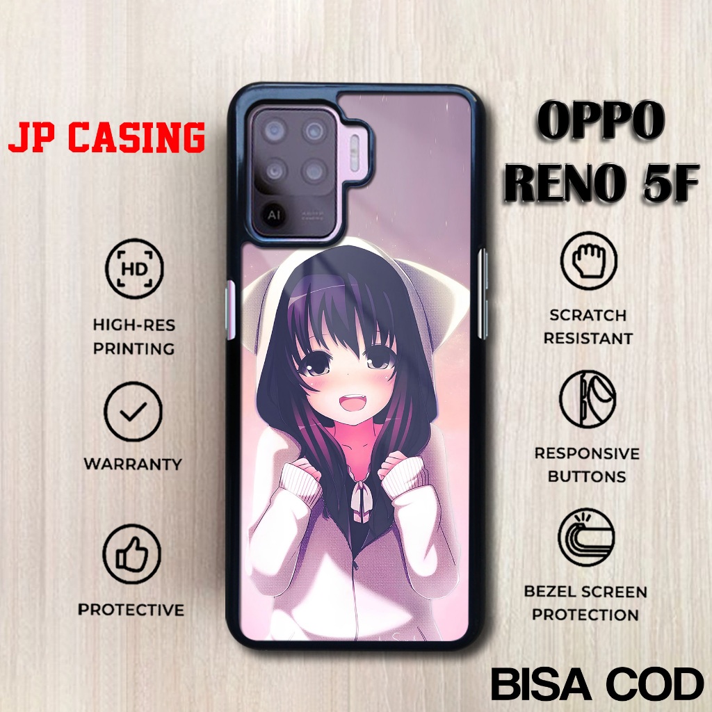 Case Oppo Reno 5F Terbaru - Oppo Reno 5F - Motif Cute anime - Bahan Hardcase Softcase Premium Glossy