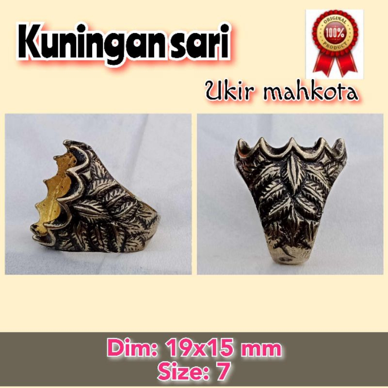 Emban Batu Akik Dan Permata Kuningan Perunggu.31