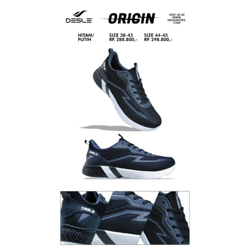 Desle Sepatu Sneakers Pria Wanita