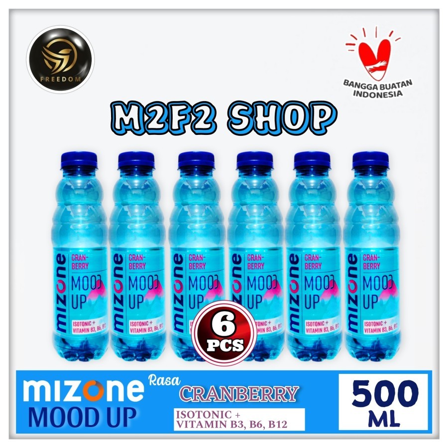 

Mizone White Isotonic Mood Up Cranberry Botol Pet - 500 ml (Kemasan 6 Pcs)