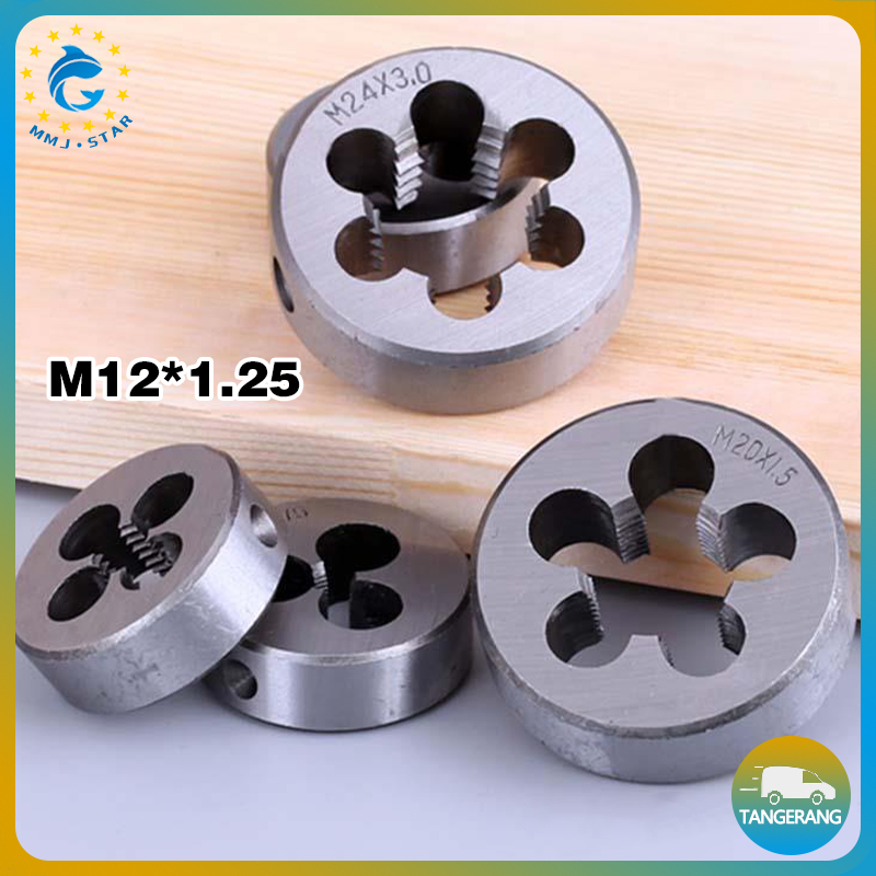 Senai Pembuat Drat Luar Mata Tap M12*1.25/Mata Senai Pembuat Drat Luar