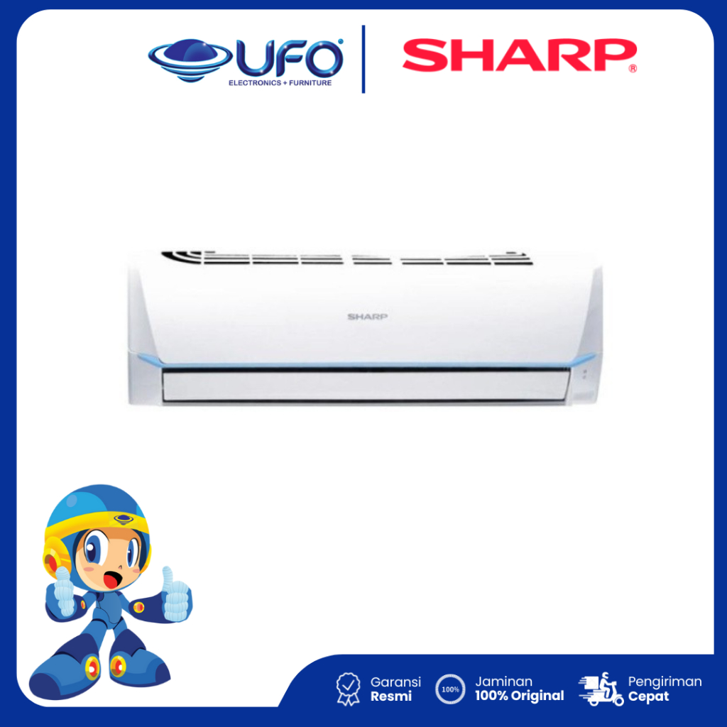 AC SHARP 1 PK SPLIT LOW WATT AHA9UDL