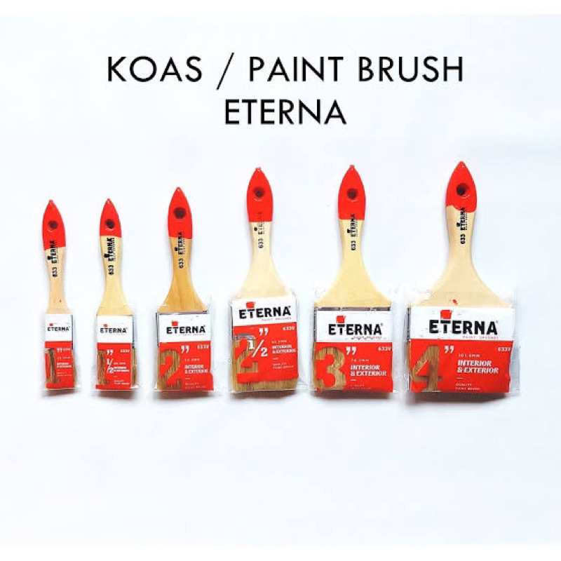 

JULA KUAS / KOAS ETERNA 1inch, 1 1/2inch, 2inch, 2 1/2inch, 3inch, 4inch,5inch