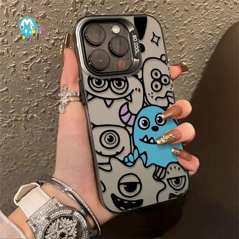 SS916 Premium Matte Hard Casing Hp Doodle For VIVO Y03 Y02 Y04 Y29S Y12 Y15S Y16 Y17S Y20 Y22 Y21S Y