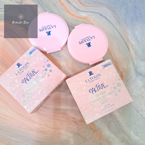 Latulipe Refill Active Flawless Pressed Powder SPf23 11g/refill bedak padat latulipe/isi ulang bedak