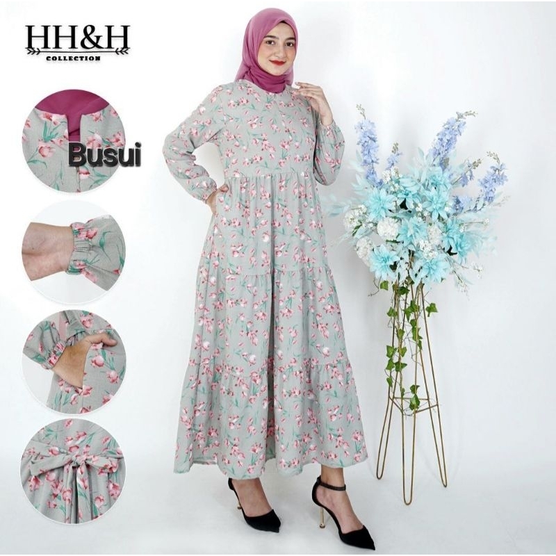 Gamis Crinkle motif