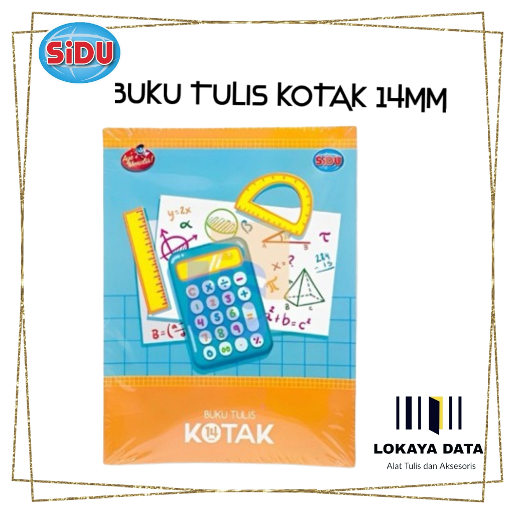 

SIDU BUKU TULIS KOTAK 14MM (1 PAK ISI 10 BUKU)