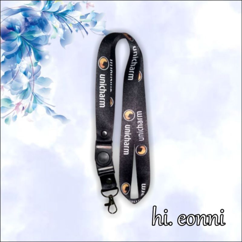 Tali id card UNICHARM / Tali lanyard UNICHARM (READY STOCK) MURAH !!!