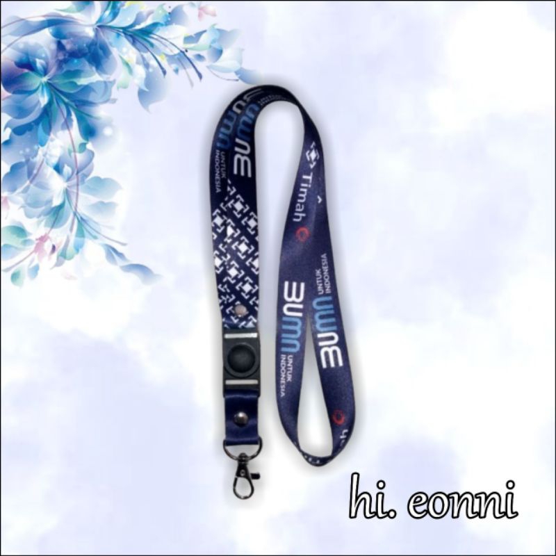 

Tali id card BUMN TIMAH / tali lanyard BUMN TIMAH (READY STOCK) MURAH !!!