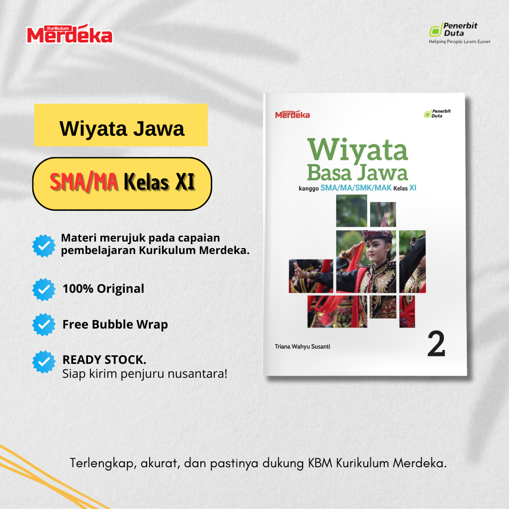 Wiyata Basa Jawa kanggo SMA/MA/SMK/MAK Kelas XI