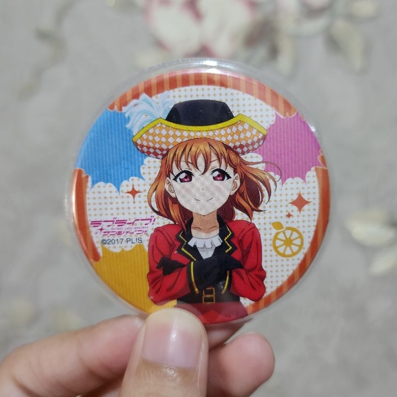 Badge Pins Chika Takami (Costume Red) Love Live Sunshine Aqours Club Activities LIVE & FAN MEETING 2