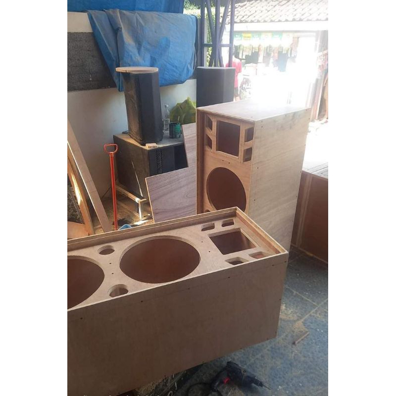 Jual Box SR Double 15 inch Mentahan