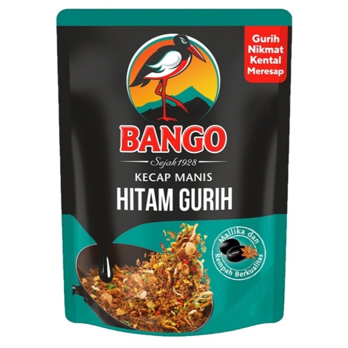 

Bango kecap manis hitam gurih refill 550gr 550 gr