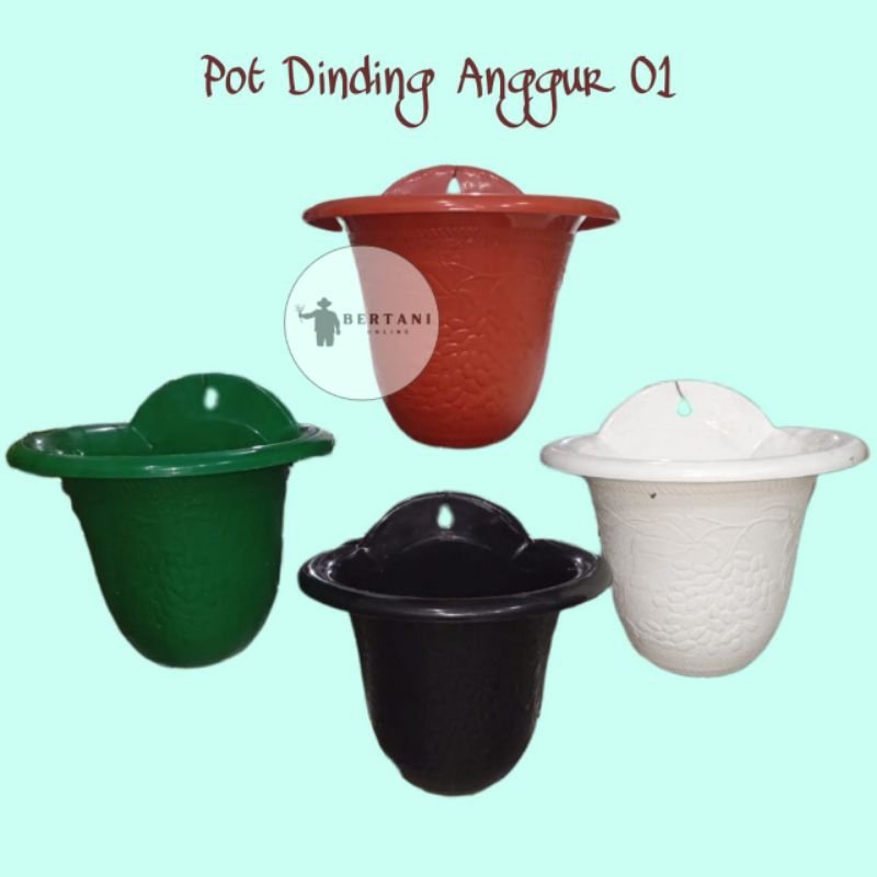 Pot Dinding Anggur 01 Budi Jaya Plastik