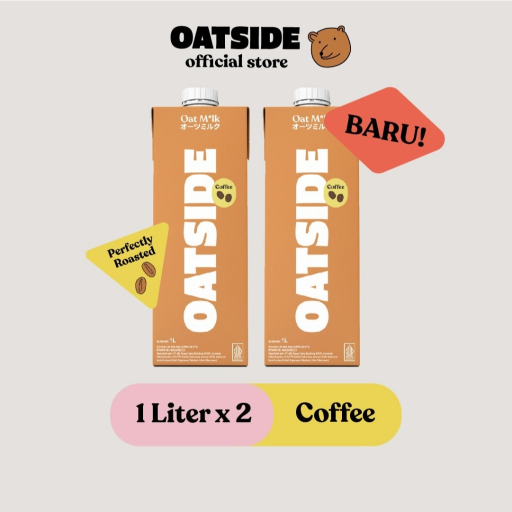 

OATSIDE Oat Milk Coffee 1L (2pcs) | Susu Oat Rasa Kopi