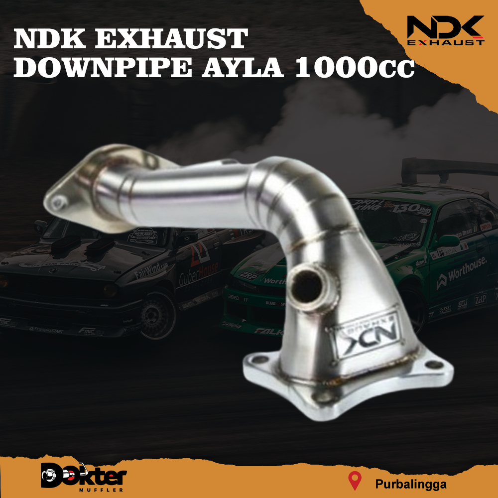 DOWNPIPE RACING MOBIL AGYA  AYLA  CAYLA  SIGRA 1000CCMEREK NDK EXHAUST KNALPOT BAGIAN DOWNPIPE AGYA 