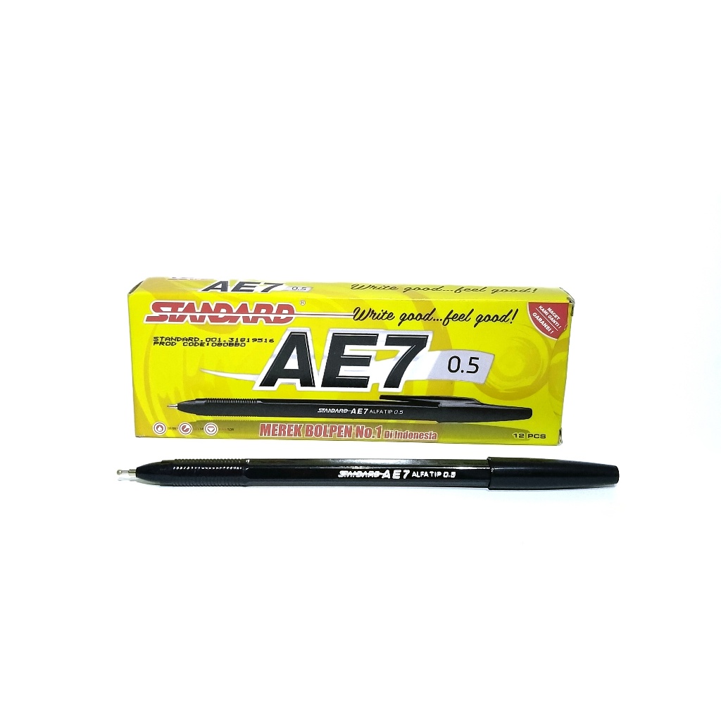 

Bolpen STANDARD AE7 0.5 Hitam box