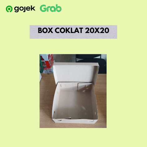 

Dus Nasi - Box Catering Coklat 20x20 Non Laminasi Per 50 Pcs