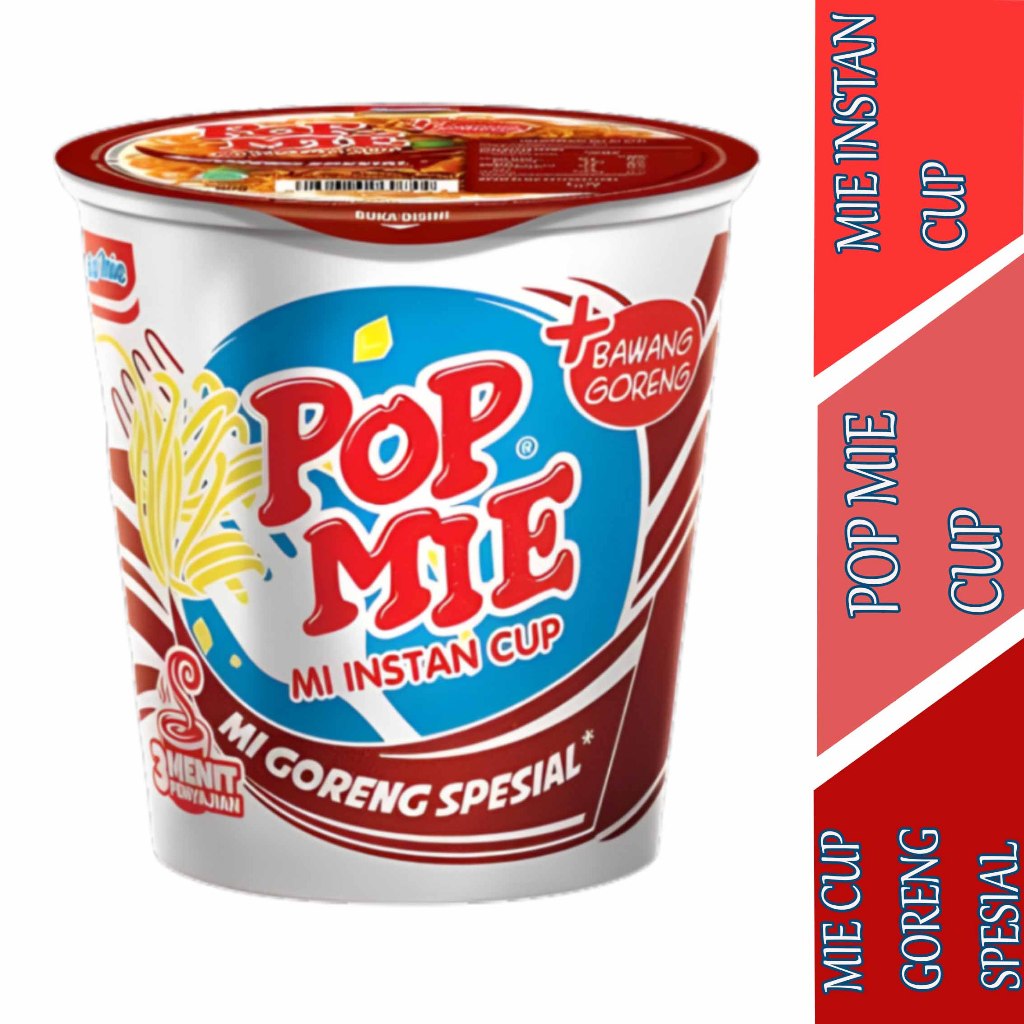 

Mie Instan Goreng Spesial - Pop Mie - Mie Instan Cup - 80gr