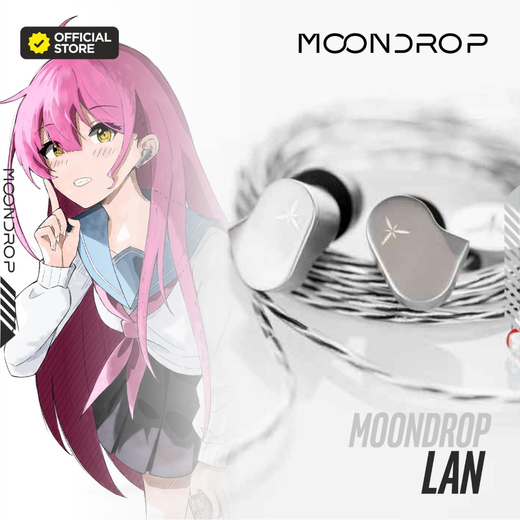 Moondrop LAN In-Ear Monitor 10MM Beryllium Plated Diaphragm